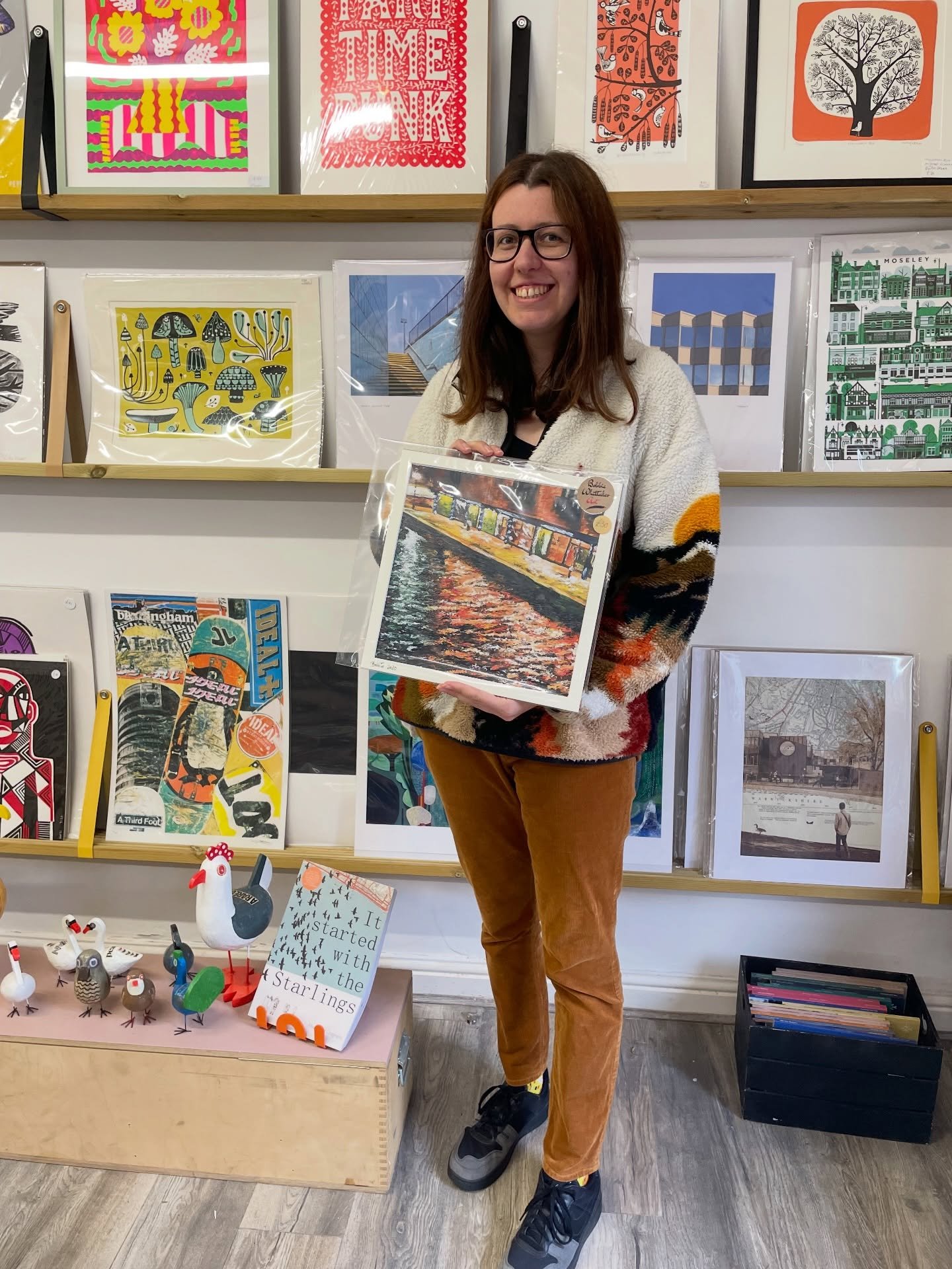 Last minute shoppers, you can grab prints and originals @svnth_crcl and @nook_kingsheath who are both open today and on Christmas Eve! 

@svnth_crcl in Digbeth has some awesome giant originals as well as my seasons of the forest hand embellished prin