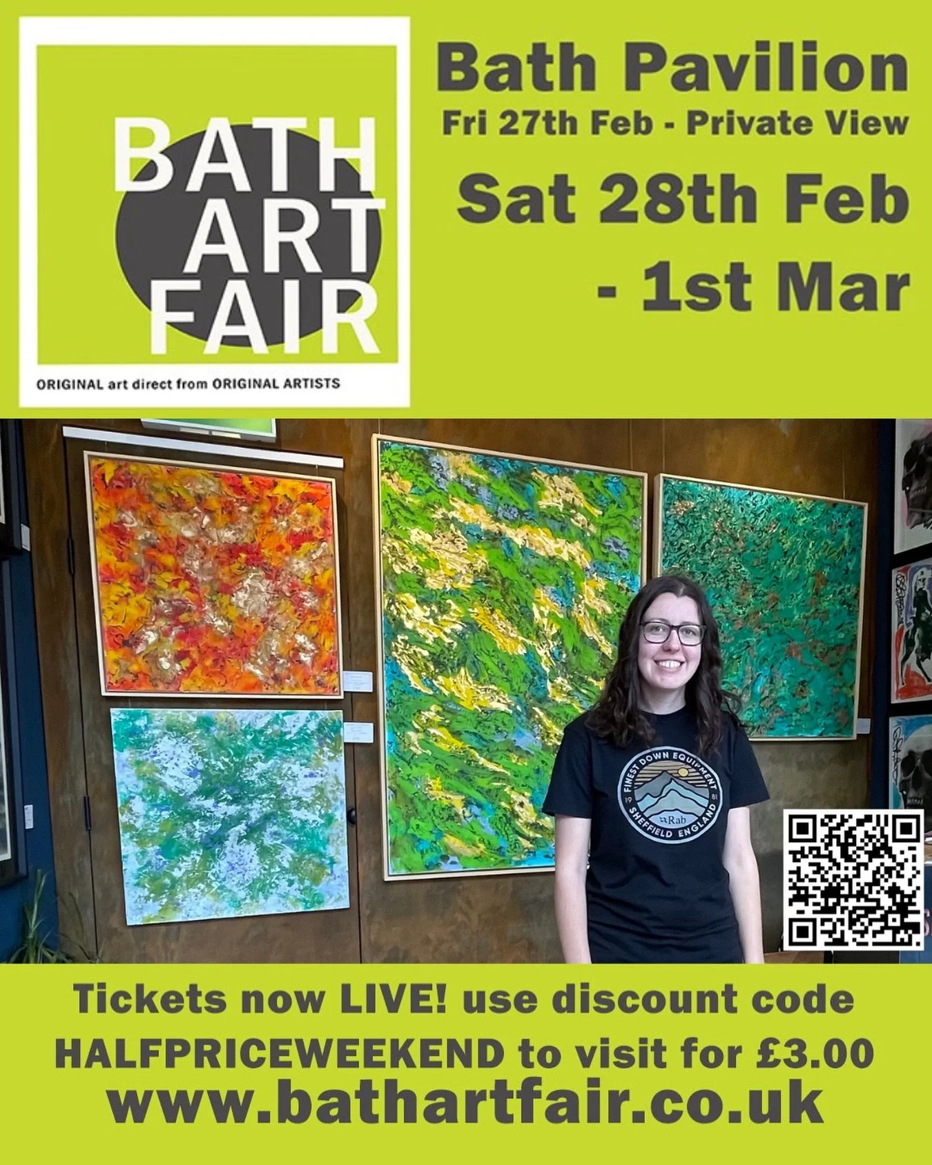 It&rsquo;s happening tickets are here for @bathartfair 
Here&rsquo;s me with my last collection The Seasons of The Forest and I&rsquo;m very excited that I&rsquo;ll be bringing you my long awaited Geothermal Collection for an exclusive first look at 