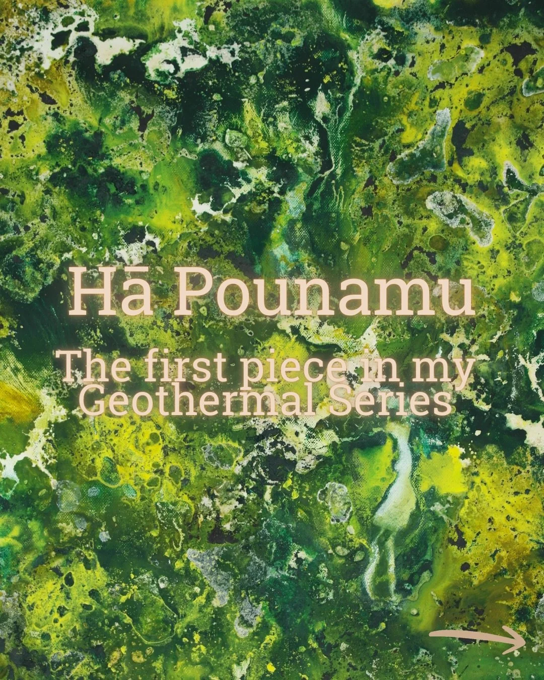 Hā Pounamu - Breath of Greenstone

Introducing the first one of my pieces that will form part of my Geothermal Series. 

From Māori, phrase feels like the earth exhaling green from its depths. 

This series of works were inspired on my honeymoon in N
