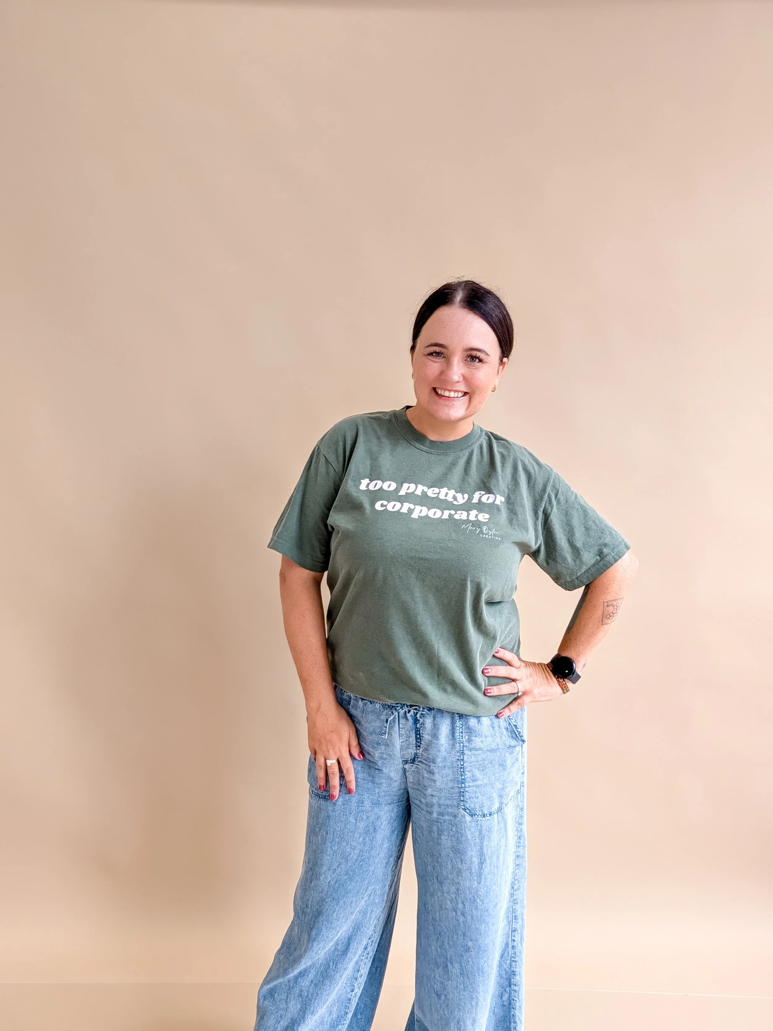 Too Pretty for Corporate- Moss