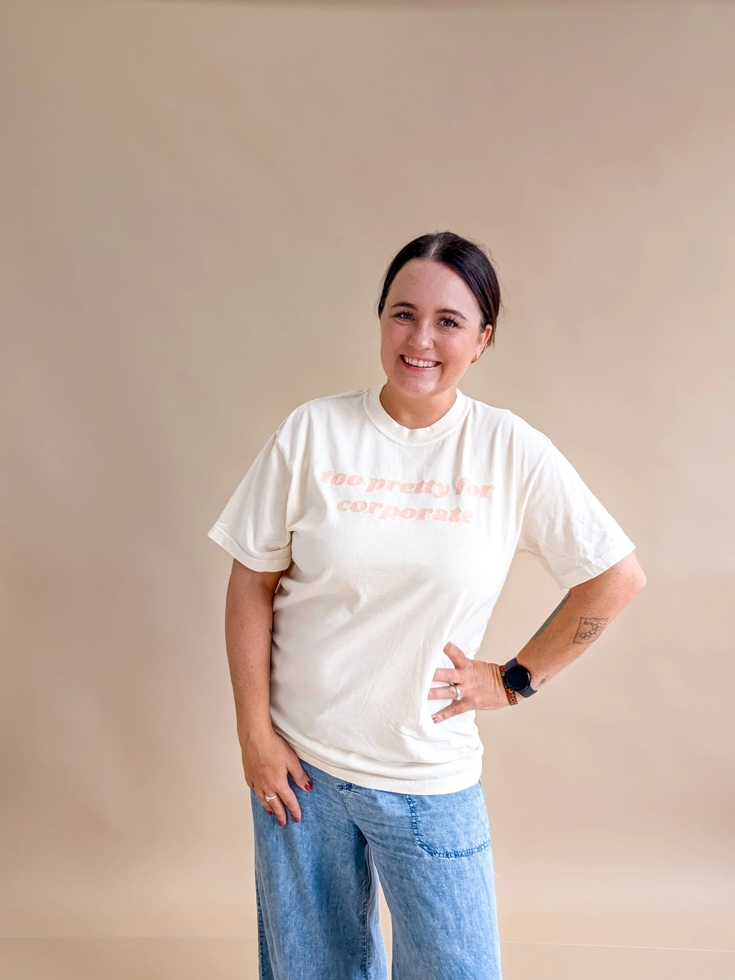Too Pretty for Corporate- Ivory