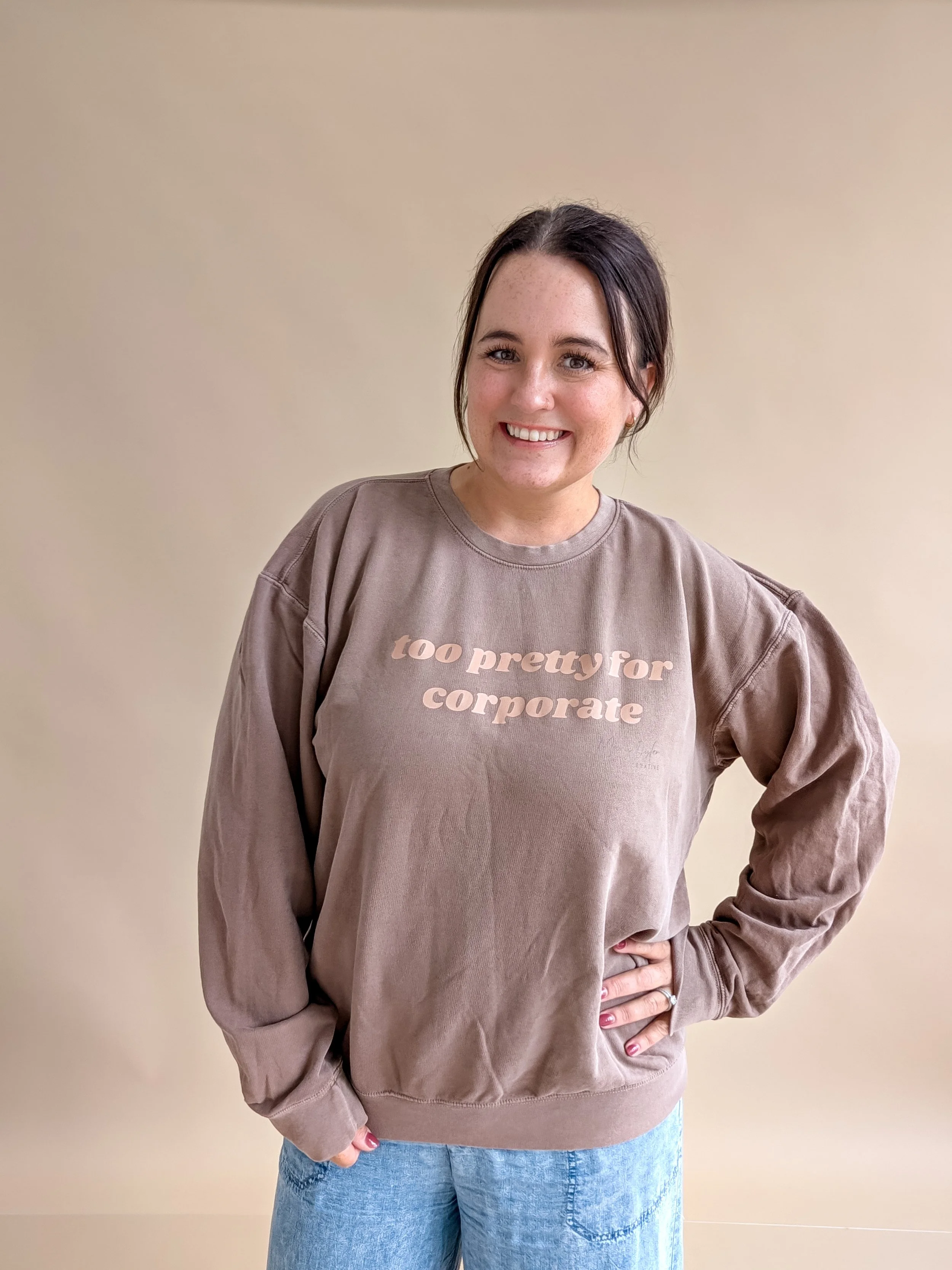 Too Pretty for Corporate - Espresso