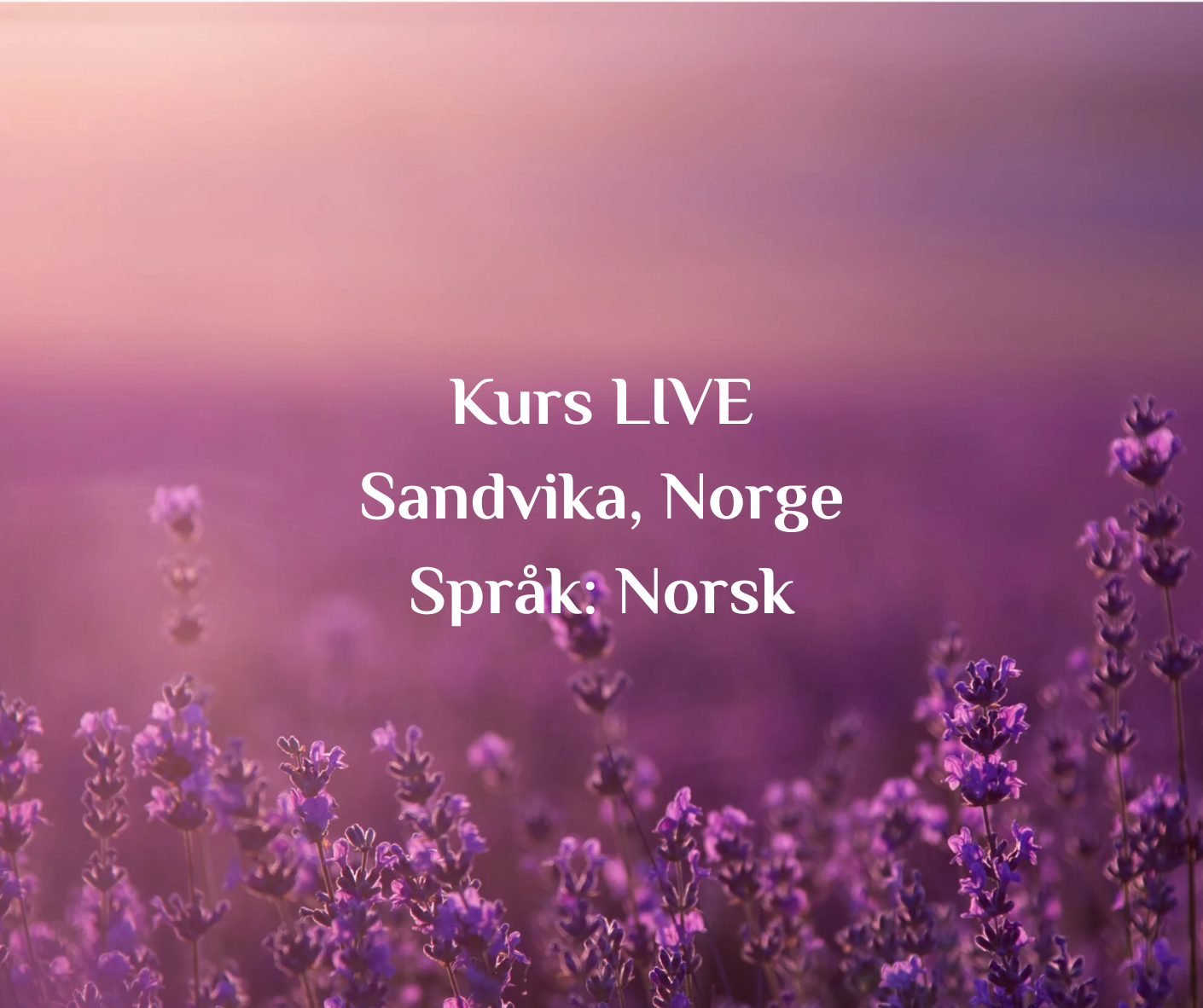 InnerPeace Method – Kurs, LIVE, Sandvika, Norge - Inner Peace therapy and personal development