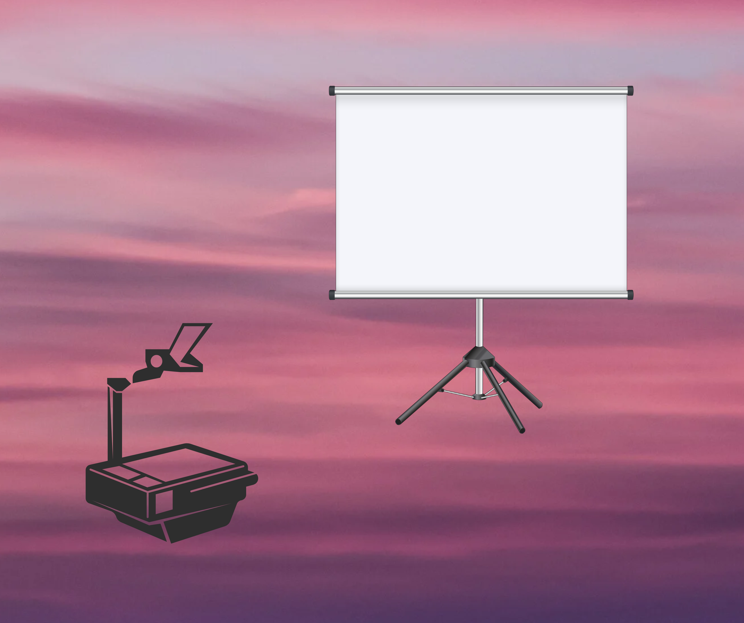 InnerPeace Method – Projector and screen - Inner Peace therapy and personal development