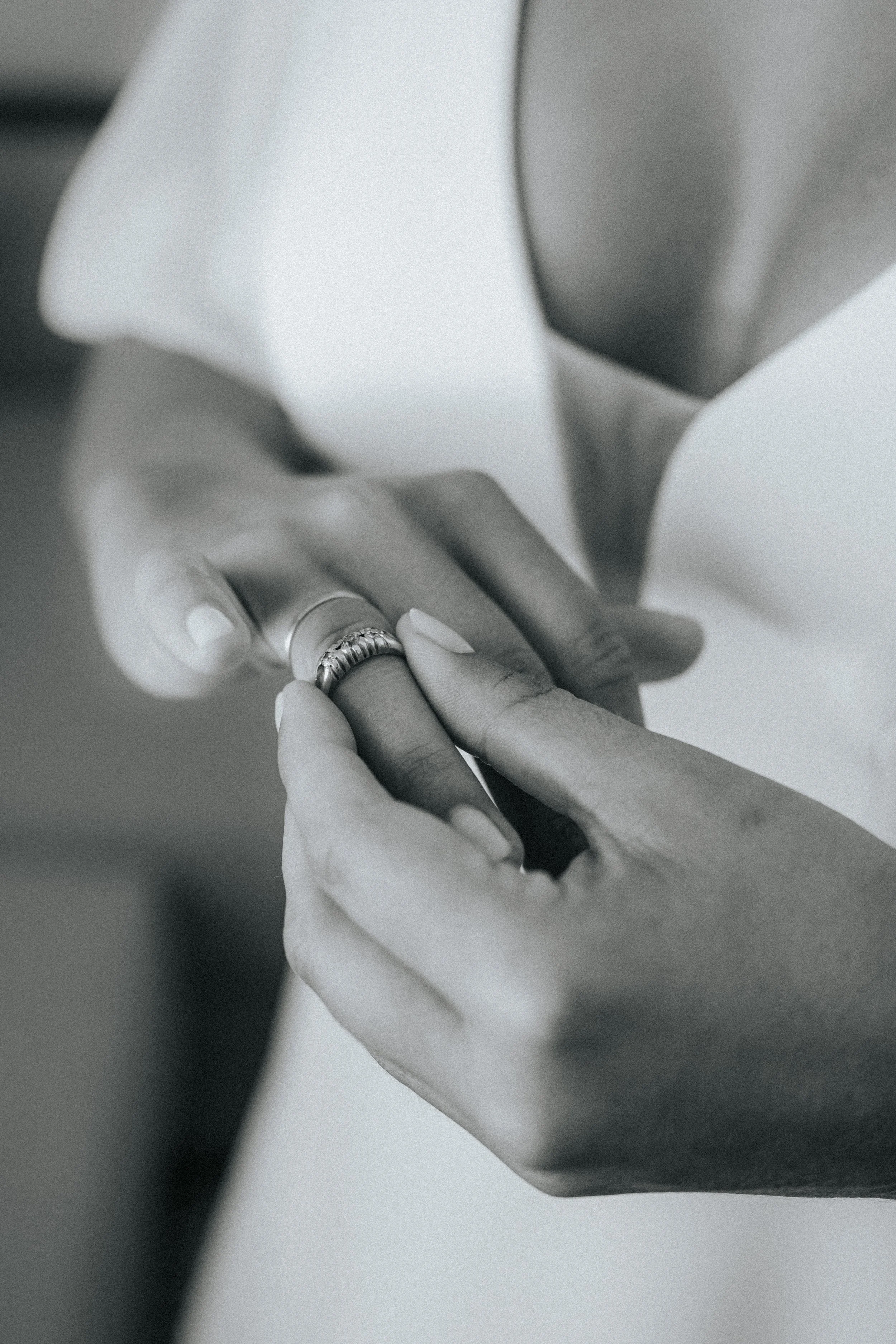 Engagement ring detail
