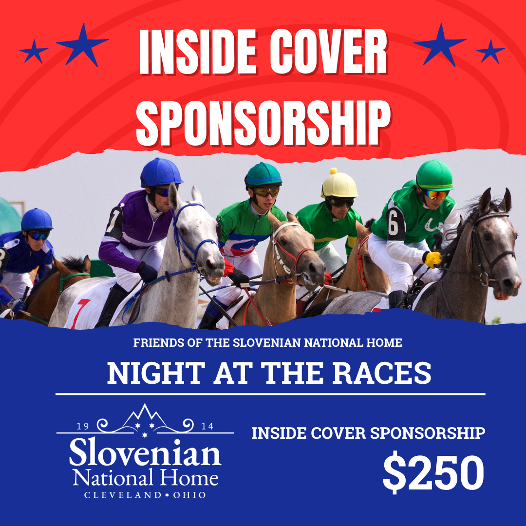 Inside Front Cover Sponsor – $250 (Exclusive) - Night at the Races 2026