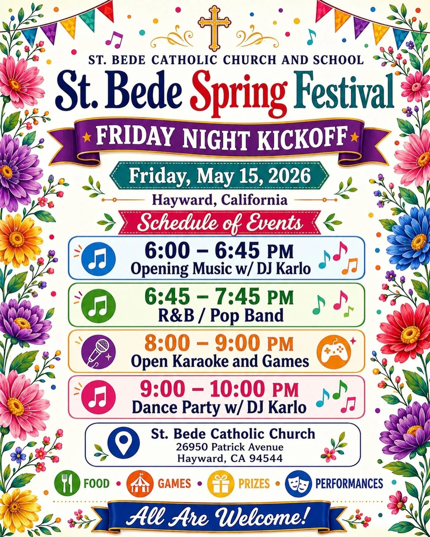 The Spring Festival kicks off tonight at 6:00 p.m. We&rsquo;ll see you there!