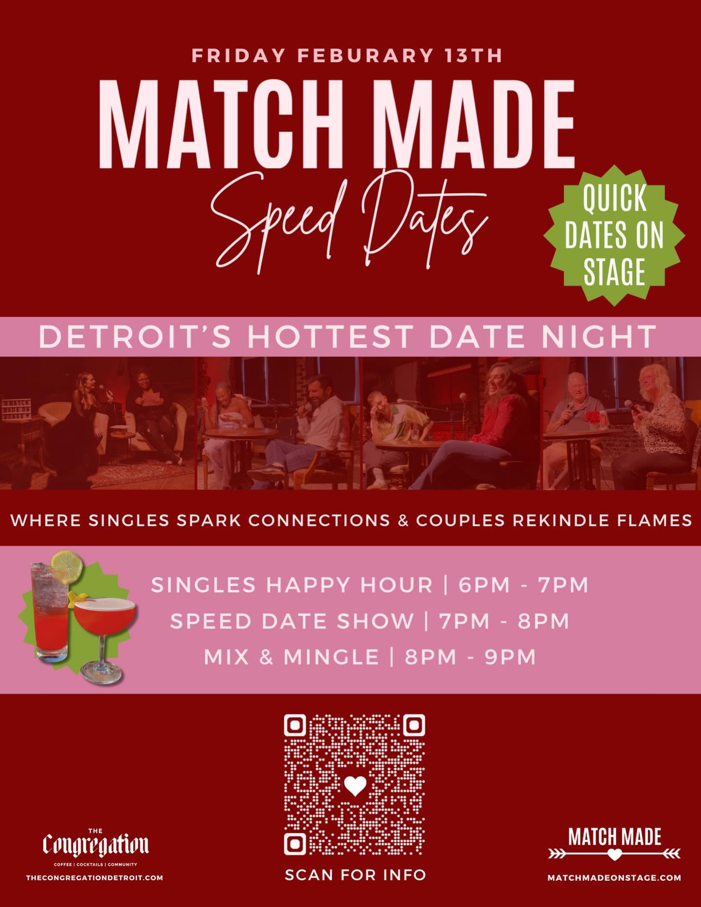 Valentine&rsquo;s Eve just got a whole lot hotter.

This Friday night, we&rsquo;re turning up the heat for our spiciest Speed Date Show yet &mdash; and Cupid isn&rsquo;t coming alone. We&rsquo;re welcoming back our original Cupid, @pickledshima , for