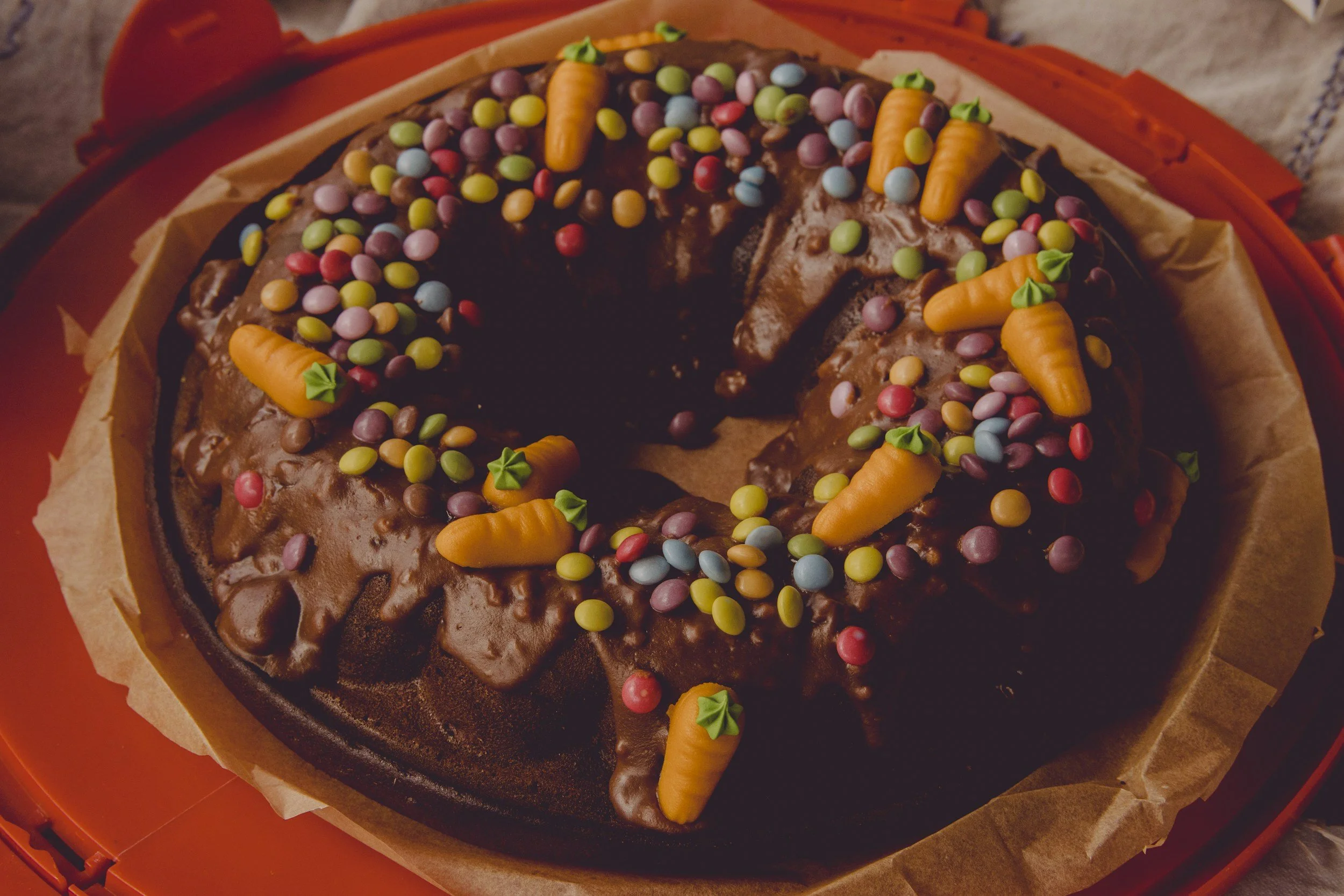 Easter bake: festive style chocolate cake