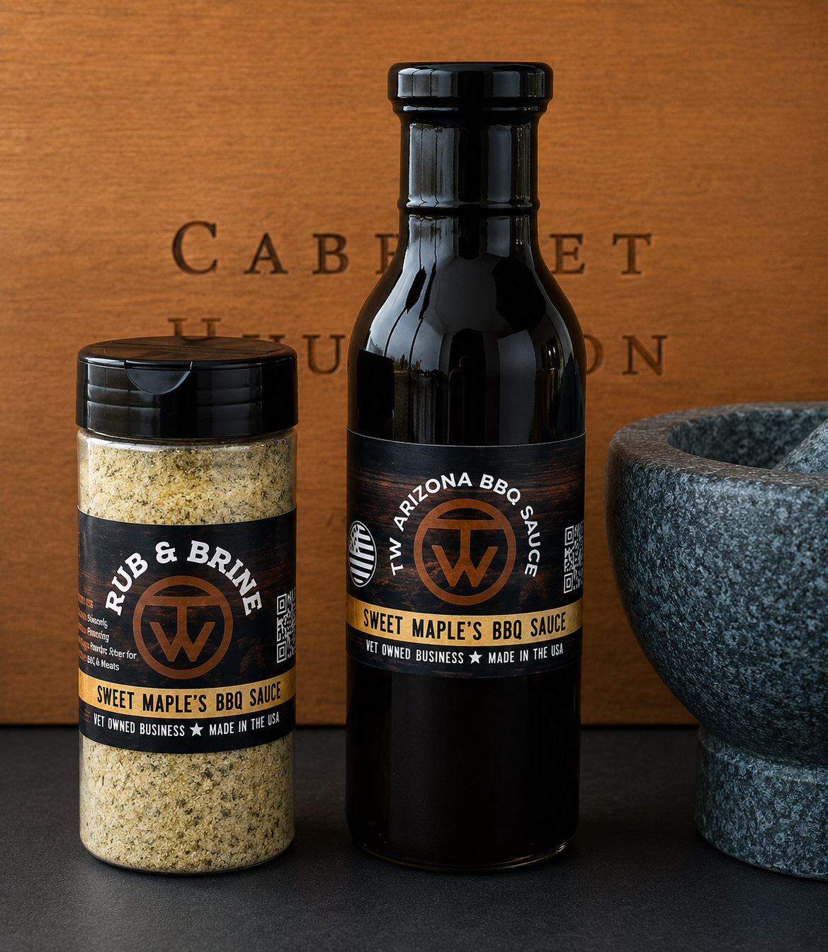 Sweet Maple's BBQ Sauce and Seasoning 2 Pack