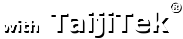 TaijiTek interactive 3D Tai Chi app wordmark.