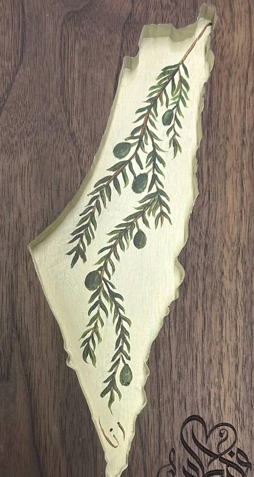 Palestine Olives” Wall Hanging