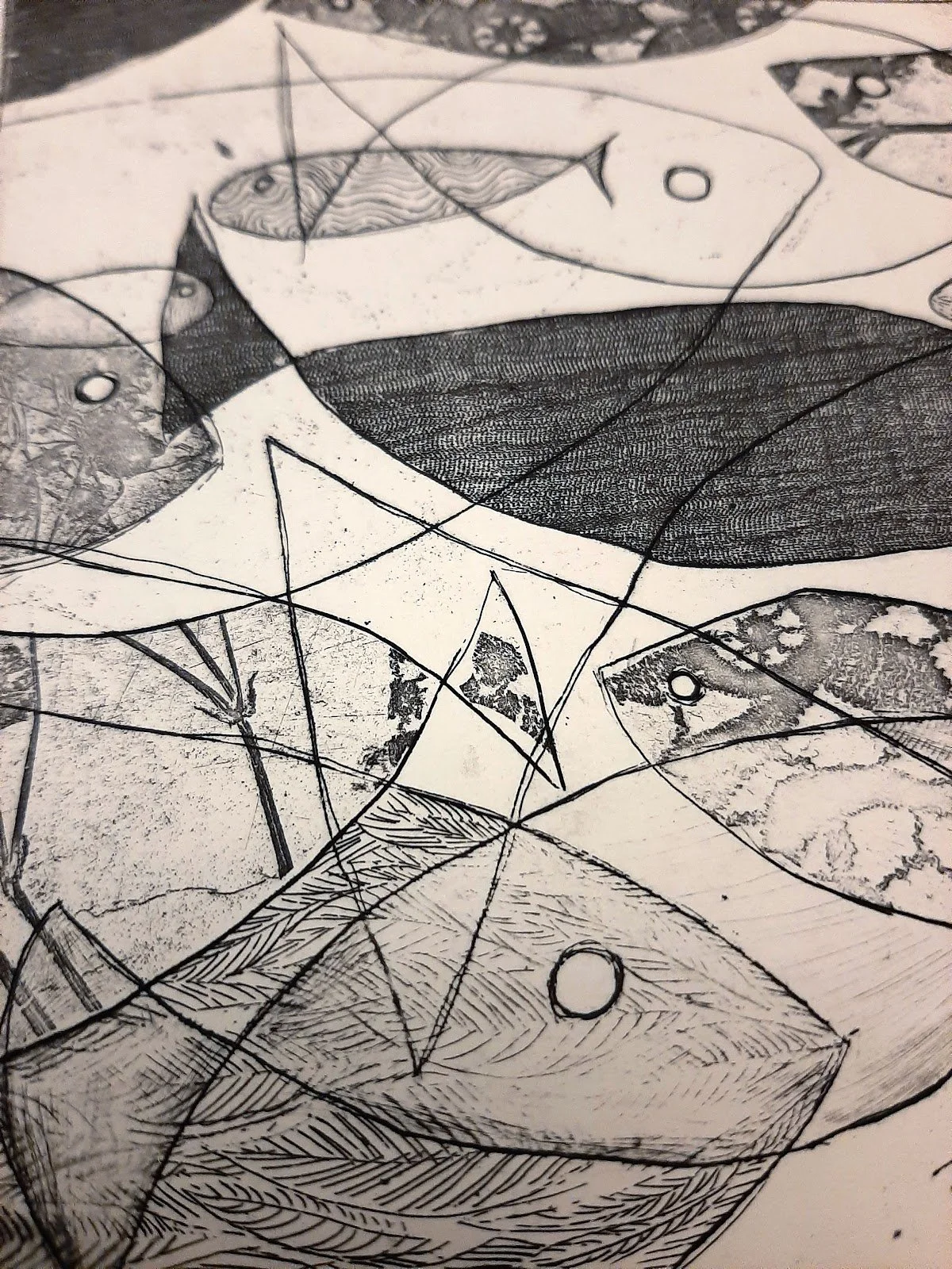 “School” Etching Print
