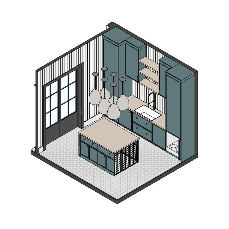 Revit model of a laundry 🙌 

Created for a stunning project of the Concrete:Cotton team @concretetocotton