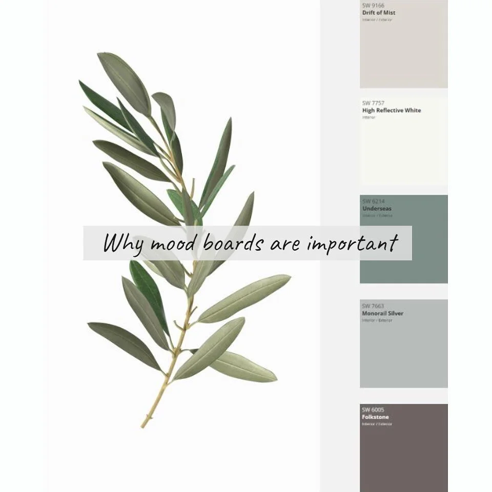 A mood board in interior design serves as a visual guide, encapsulating the essence and aesthetic of a space. It harmoniously combines elements such as a carefully curated color palette, furniture proposals, material samples, and decorative accents. 