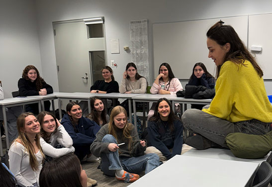 Nelly Tagar, Israeli Film Star, Visits Heschel