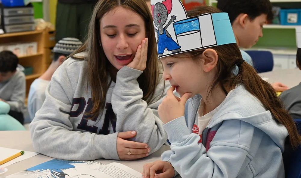 Grade 8 Reads with Grade 1 Buddies