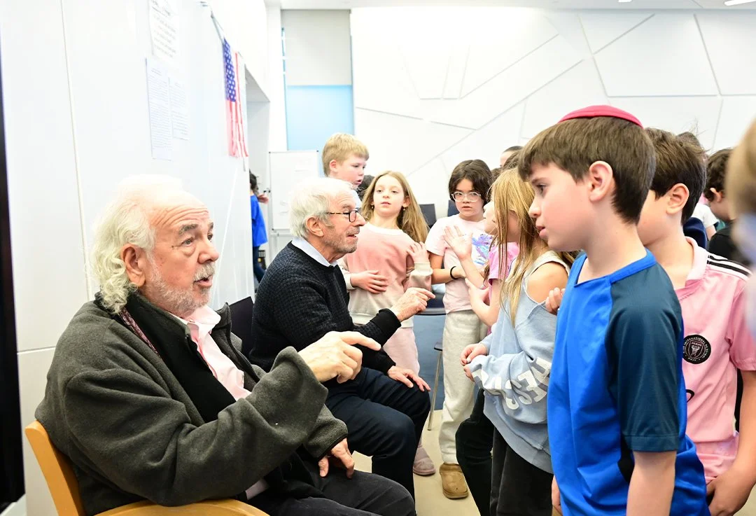 Peter Geffen And John Ruskay Visit Lower School