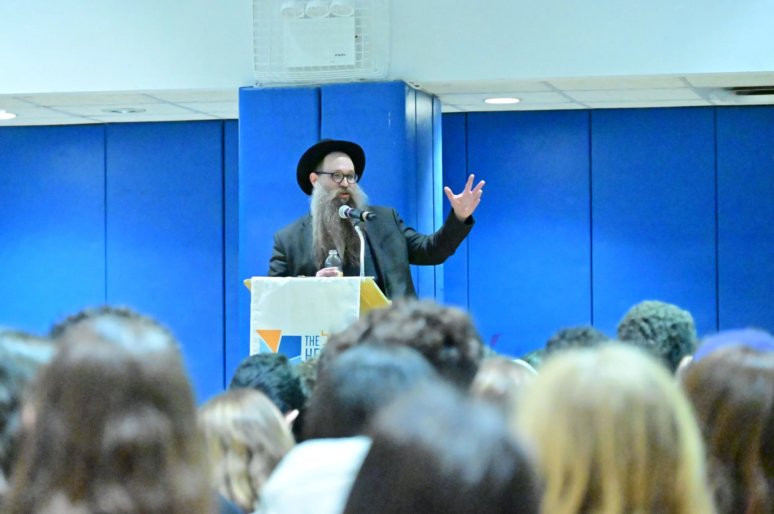 Poet Yehoshua November Visits Heschel