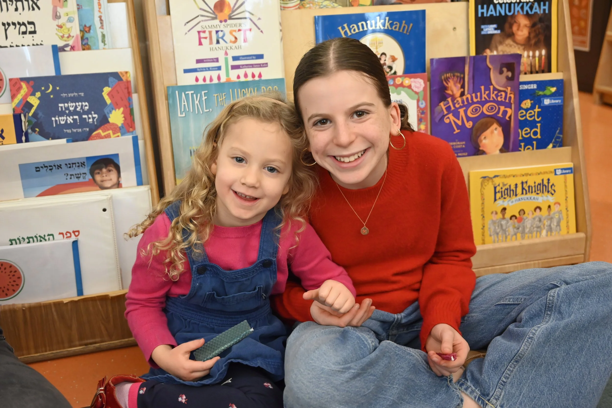 Grade 7 Creates Candles with Kindergarten Buddies