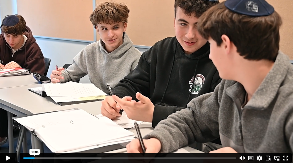VIDEO: Grade 9 Limudei Qodesh (9LQ)