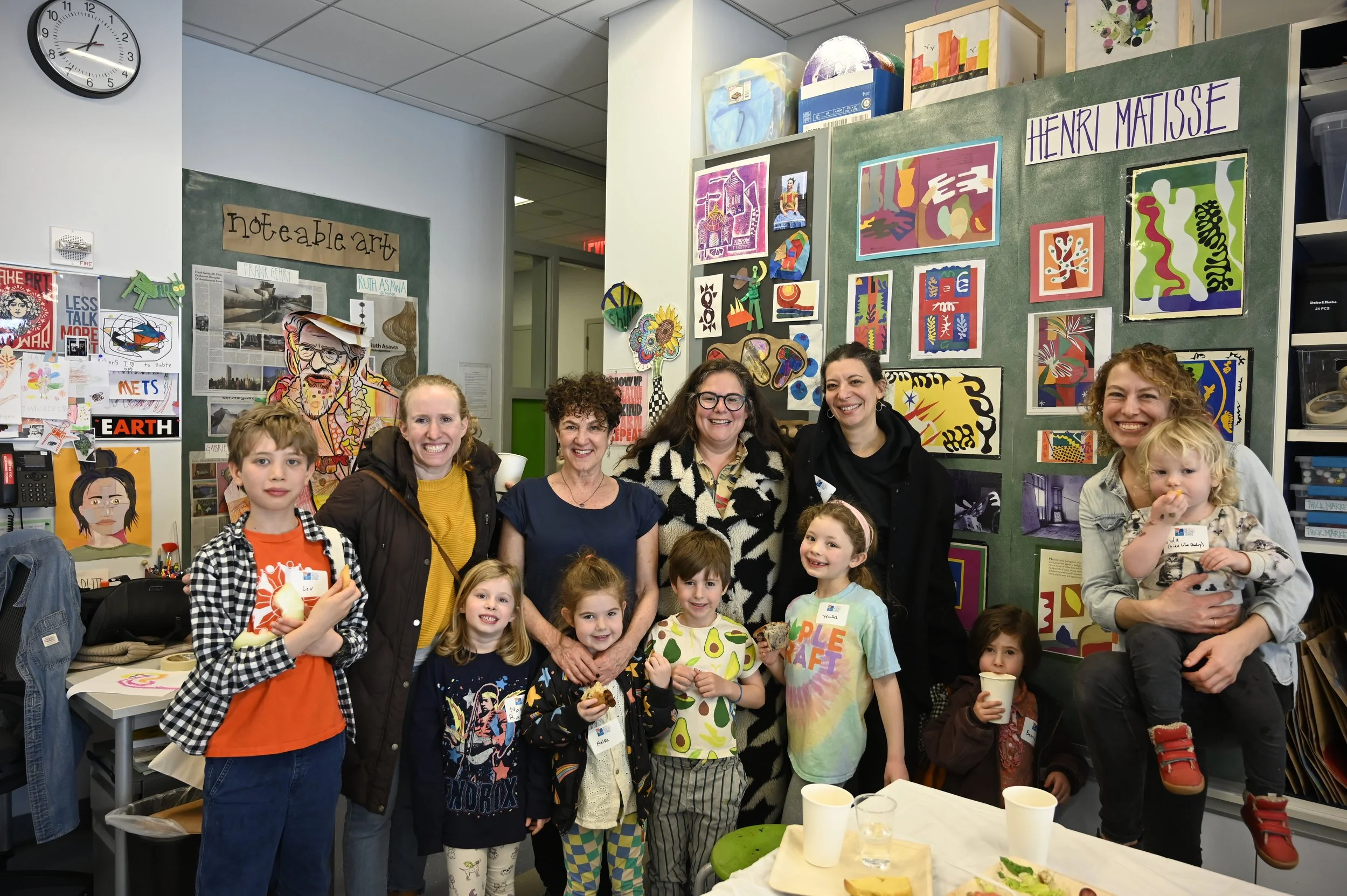 Heschel Alumni Return to Create Art with Maxine