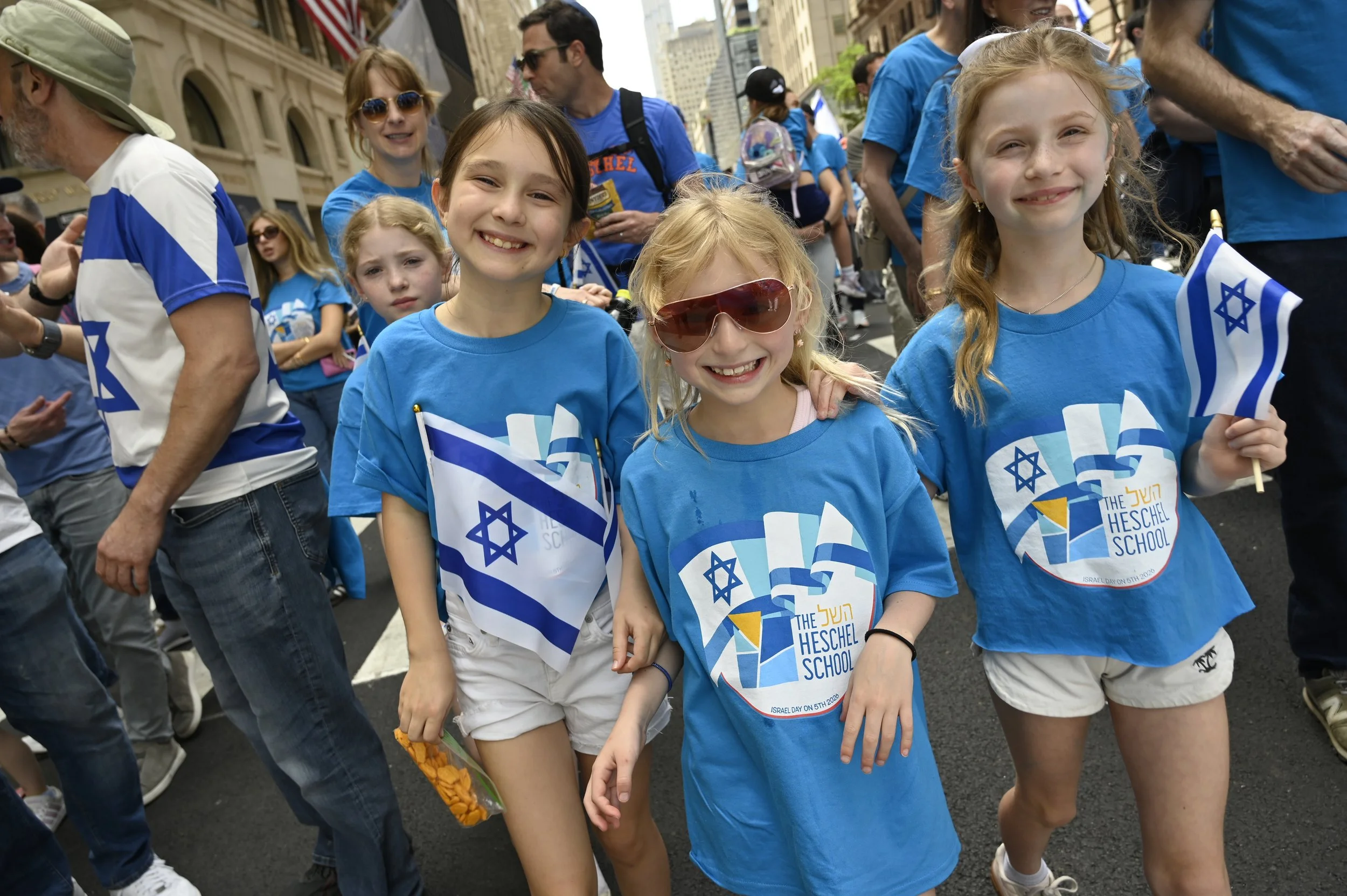 Heschel Marches in Israel Day Parade 