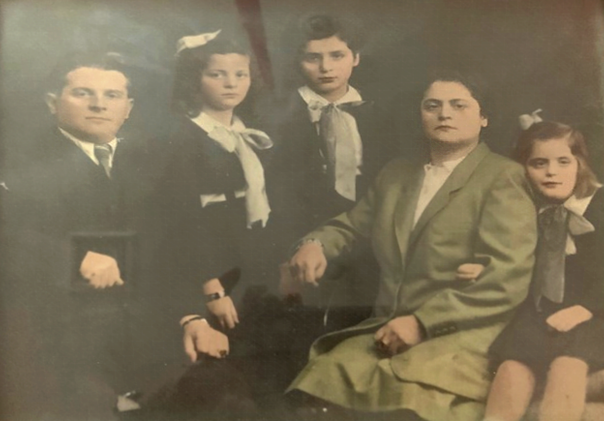  The Engelberg family, Austria, circa 1945 