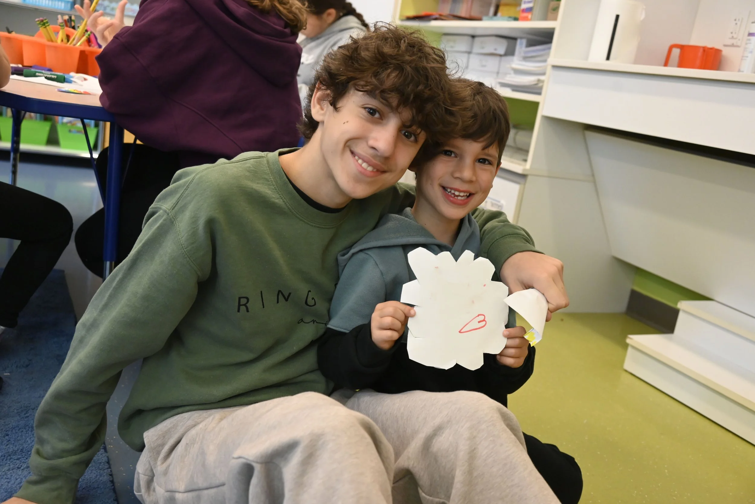 Grade 1 and 8 Buddies Meet Up