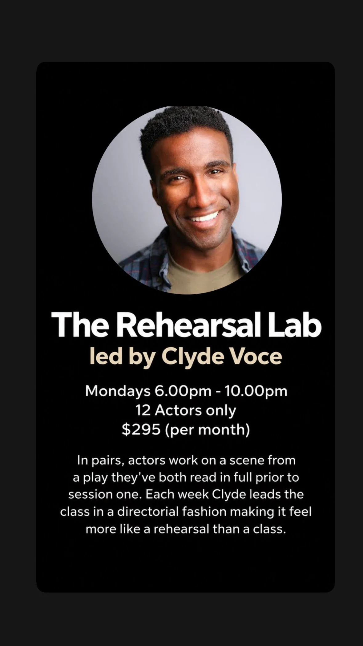 NYC Acting Class
