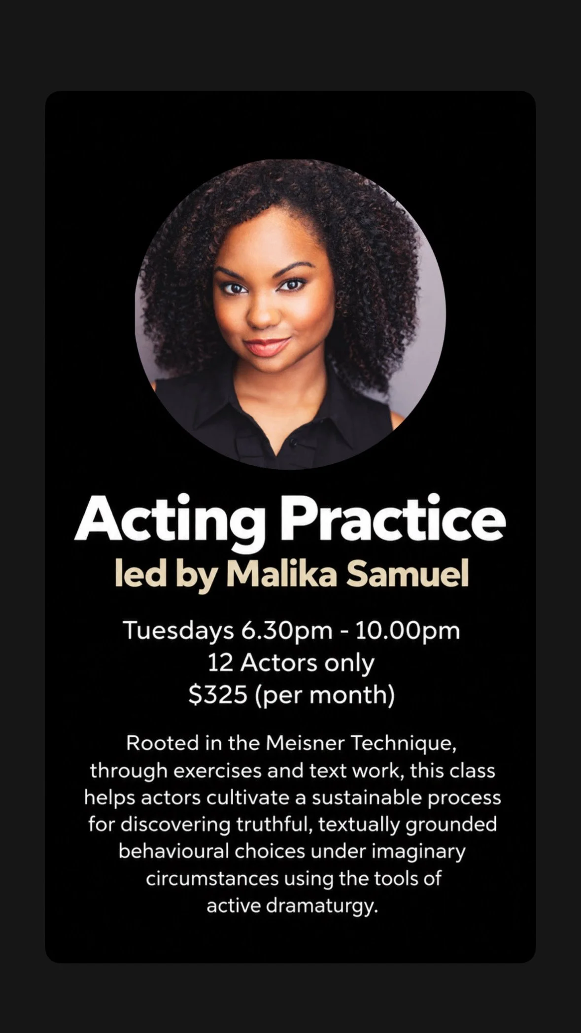 NYC Acting Class