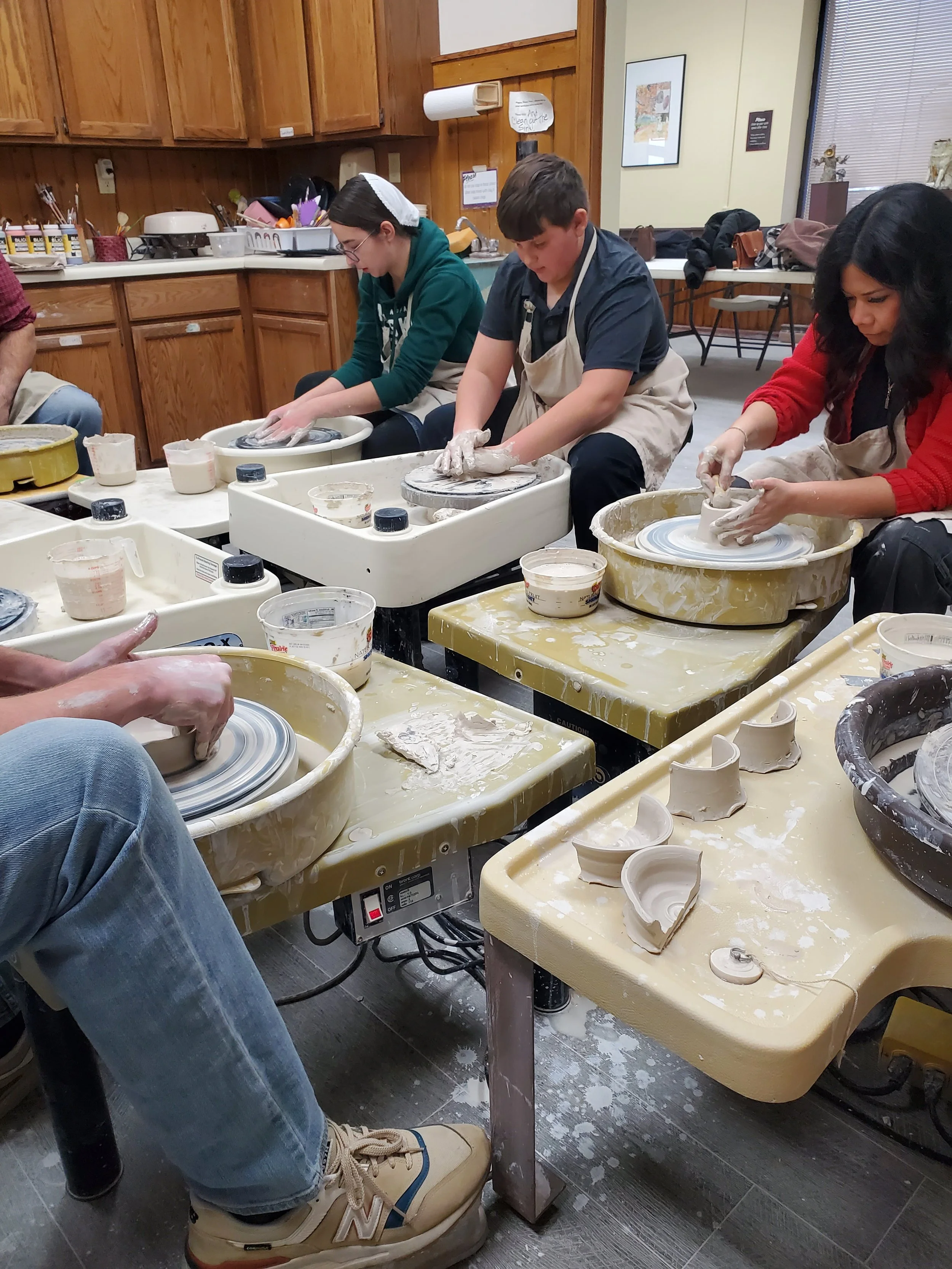 Intro to Wheel Pottery Workshop with Lauren