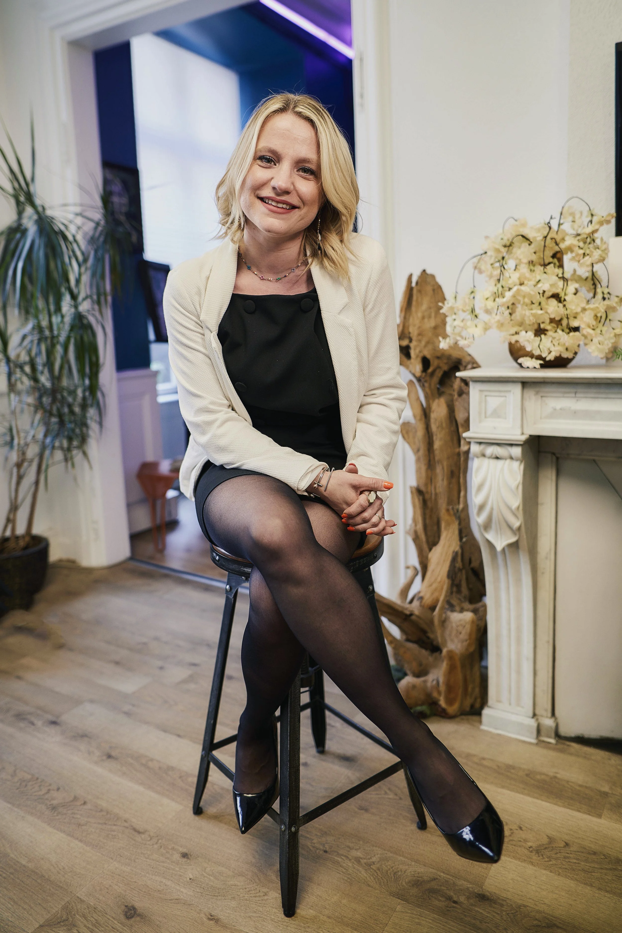 Chemisier carreau femme chic et décontracté