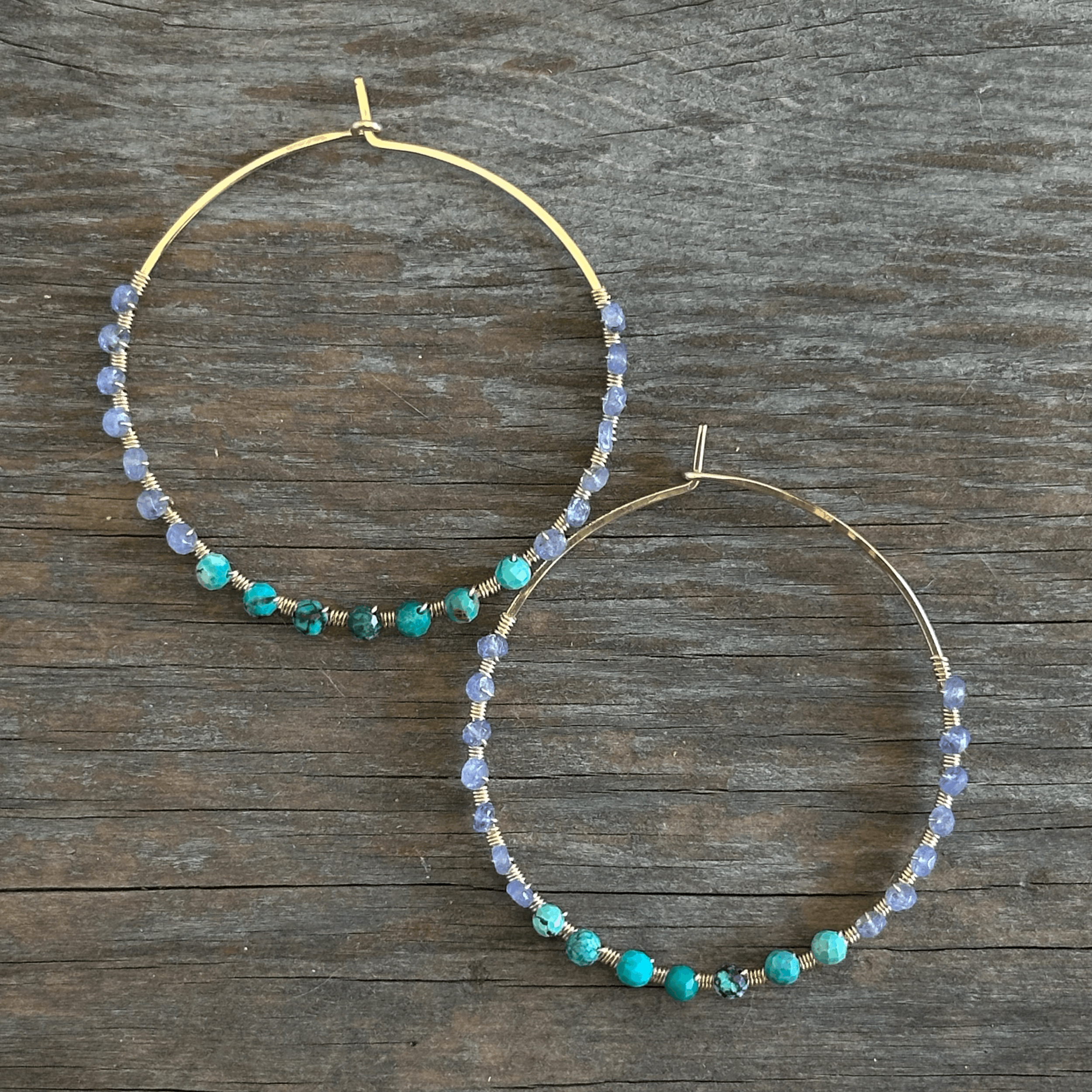 Unique Artisan Turquoise Earrings Handcrafted Woman Owned Good Energy High Vibration | Erin Leanne Jewelry