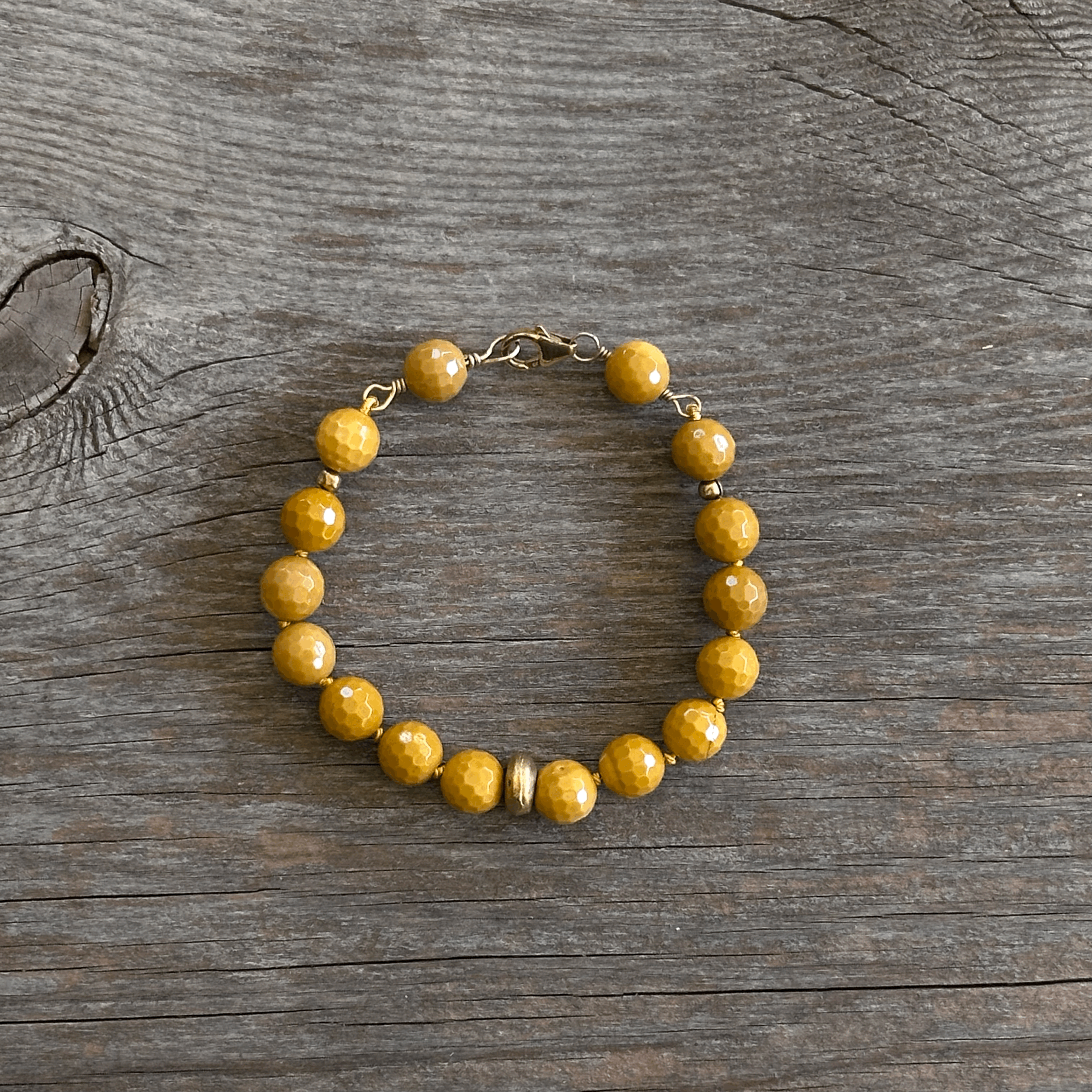 Unique Artisan Mookaite Jasper Bracelet Handcrafted Woman Owned Good Energy High Vibration | Erin Leanne Jewelry