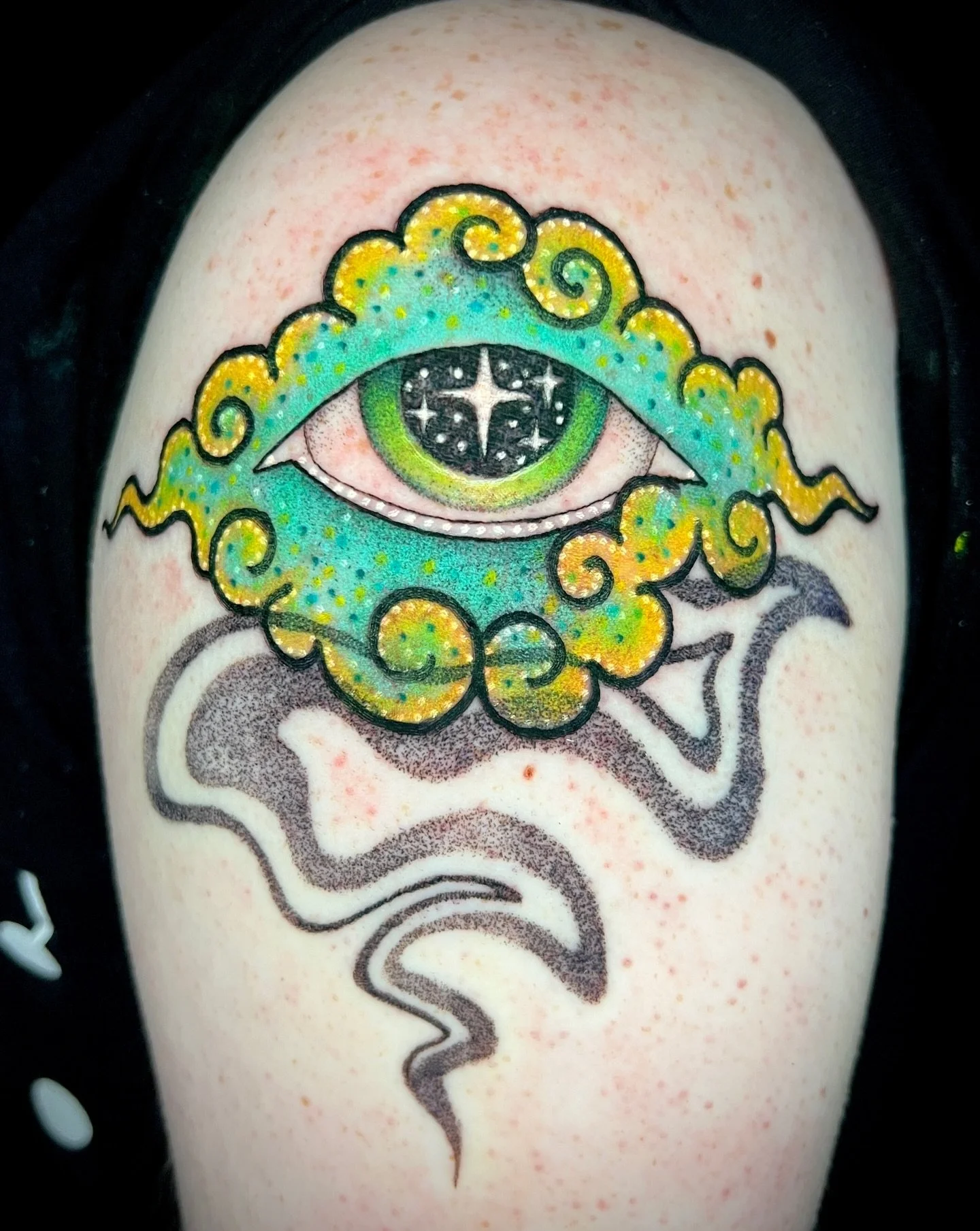 🌩️👁️&zwj;🗨️✨

Cloud for Jacob&rsquo;s first tattoo 🌩️ thank you!

Done @manusluxtattoo 

#sanfranciscotattoo #bayareatattoo #psychedelictattoo #psychedelicart 

CUSTOM TATTOOS 
🍄color and black 🍄
🍄 illustration 🍄 psychedelic 🍄whimsical 🍄 fl