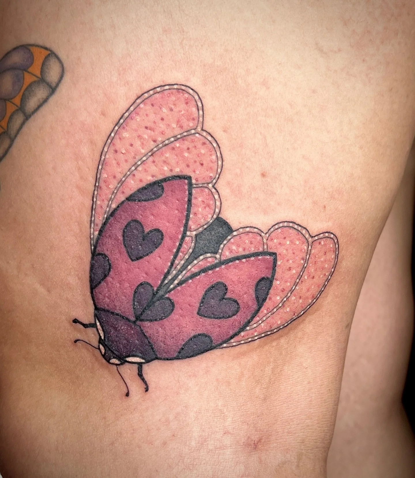 Ladybug from my flash 🐞 thank you Karol!

Done @manusluxtattoo 
Booking June 

#girlytattoo #ladybugtattoo #bayareatattooartist #sanfranciscotattooartist #californiatattooartist 

CUSTOM TATTOOS 
🍄color and black 🍄
🍄 illustration 🍄 psychedelic ?