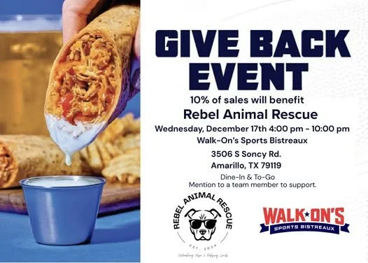 Walk On's Give Back Event 