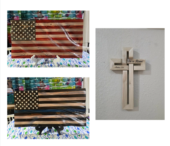 End-of-Month Handmade Wood Raffle