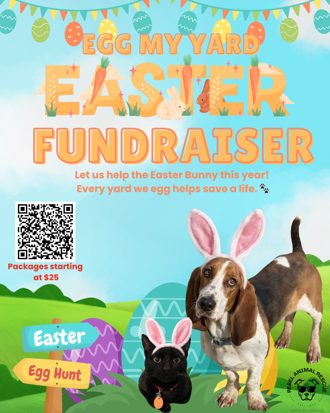 🐣 Egg My Yard ~ Easter Fundraiser 🐣