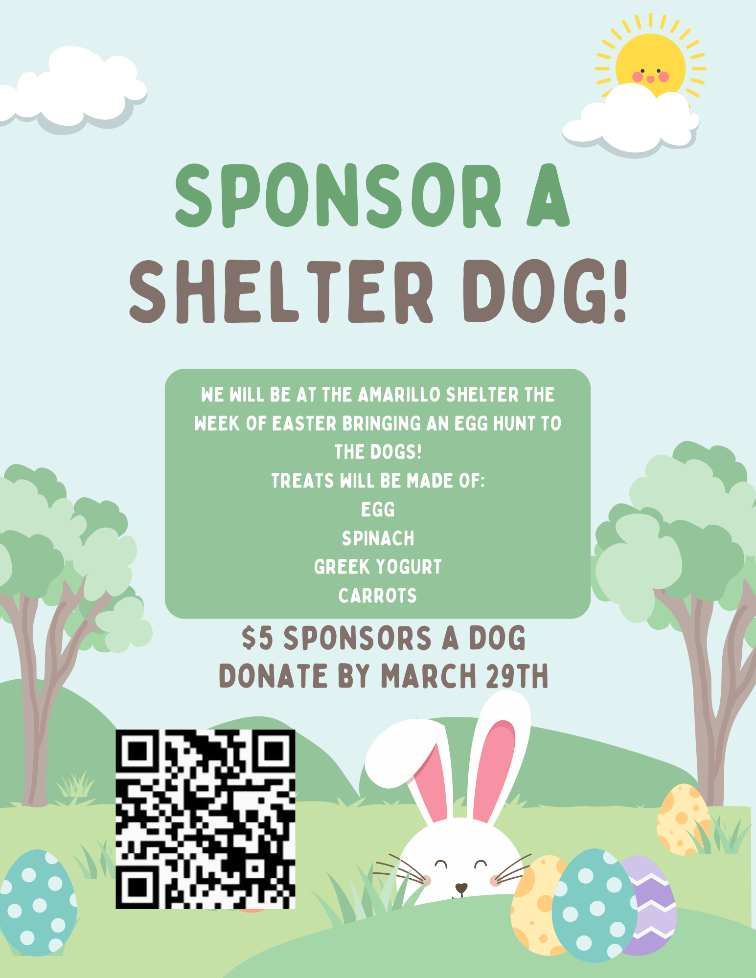 Easter Egg Hunt for Shelter Dogs!