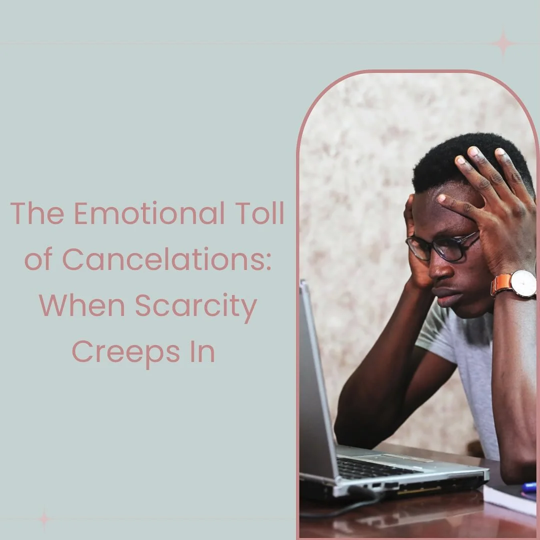 Multiple cancelations in a week can do more than put a dent your schedule,  they can mess with your mind.

You start calculating how much income you&rsquo;ve lost, worrying if you&rsquo;ll make enough to cover expenses, and questioning whether privat