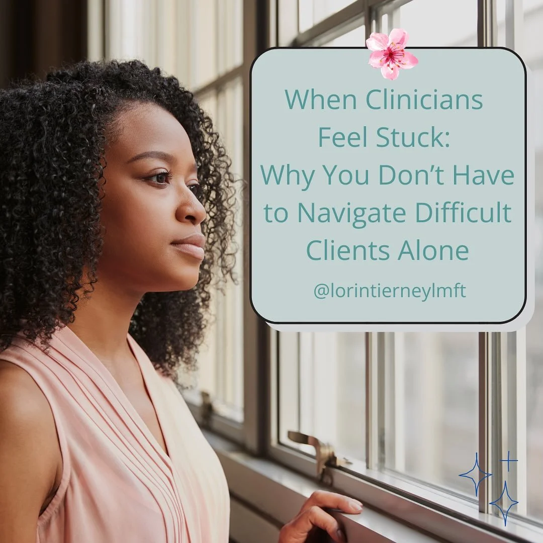 Ever leave a session feeling drained, second guessing yourself, or carrying the weight of a client&rsquo;s pain long after the call ends?

You&rsquo;re not alone. Many clinicians push through difficult client situations without the support of a consu