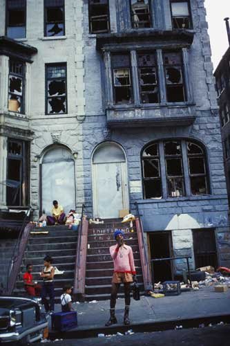 No. 158 Slums of New York City, the Upper West Side (106th Street and Amsterdam Avenue), 1970