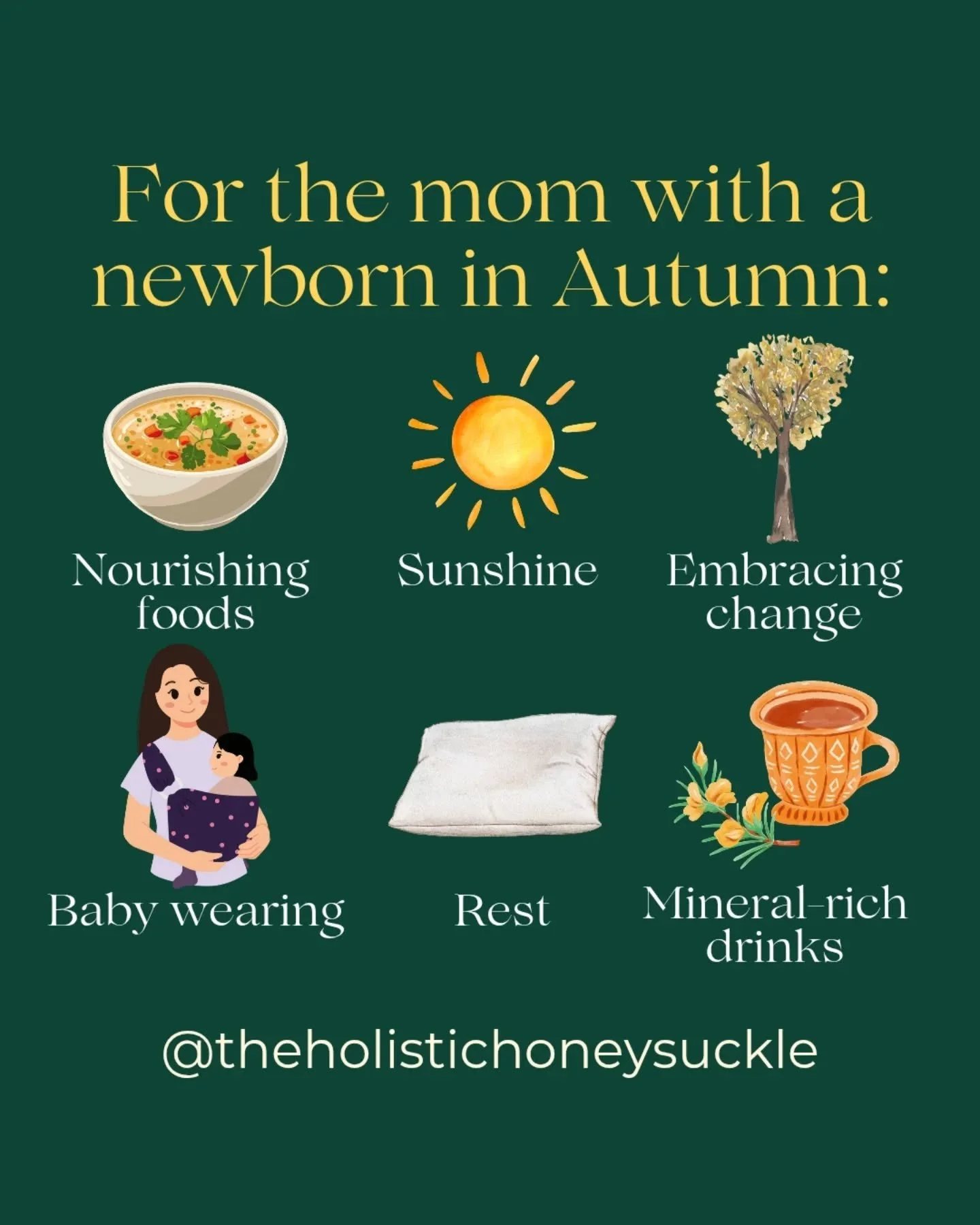 Having a lil pumpkin in the Fall is just perfect. 🤎

DM or email me for:
🧺 Postpartum doula availability in Upstate SC
🫜 Perinatal chef services
🤱🏼 Breastfeeding support now - virtually or in-person
💳 HSA/FSA accepted
📄 Super bills available f