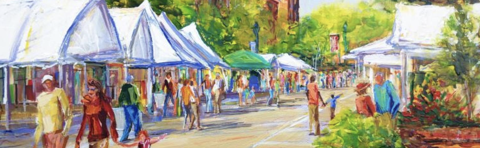 Art on main Fine Art/ Fine Crafts Festival in Hendersonville, North Carolina