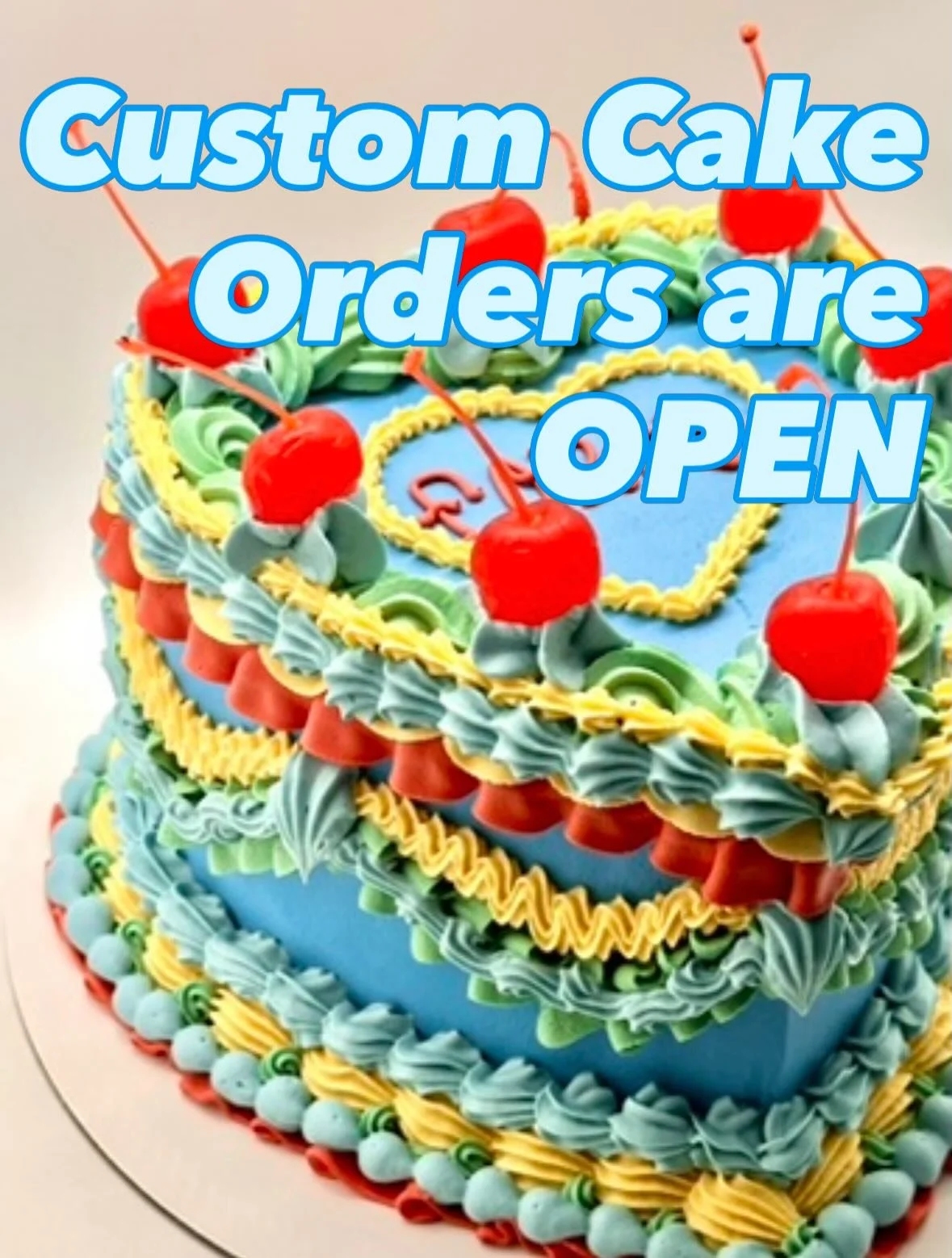 You read that right! 
We know it&rsquo;s been a long wait, but we&rsquo;ve finally re-opened custom cake orders! 🎂 

Check out these past Custom Cakes that never made it to the grid for inspo! 👆

Here&rsquo;s a few things you should know:
🍰 Spaces