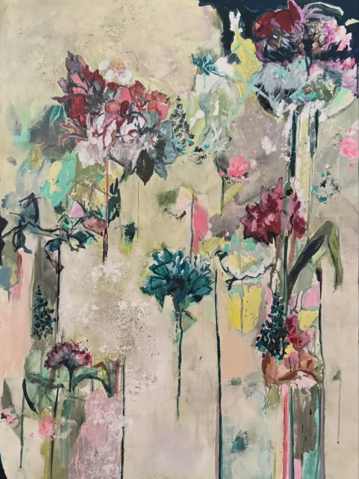 SOLD ! I loved painting this piece and I hope to see it placed in its new home! Thank you at Quirk Hotel!

#abstractfloralart #abstractarist #abstractflorals #abstractartistsfloral