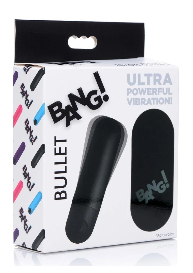 Product : Bang Bullet Vibrator

Experience intense pleasure with the Bang Bullet, a compact yet incredibly powerful vibrating bullet designed for solo or partner play. Controlled by a wireless remote, this discreet toy lets you explore thrilling sens