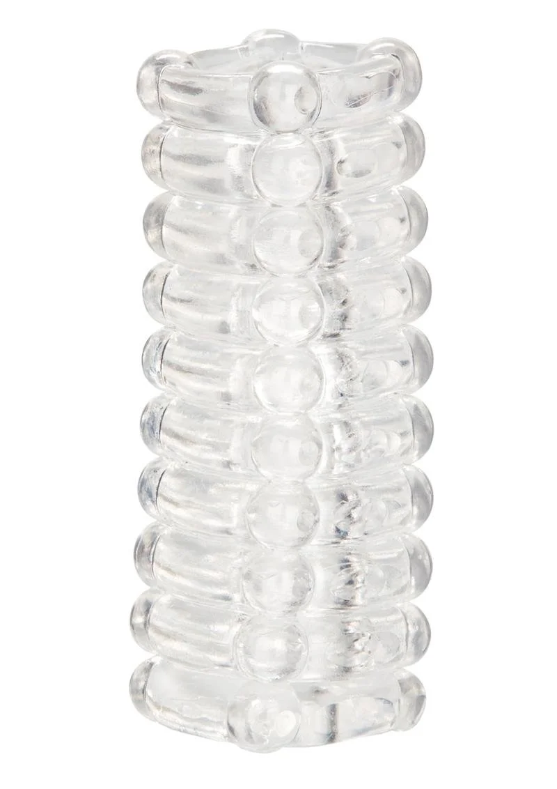 Ribbed Stroker Soft, stretchy,reversible textured masturbator sleeve.